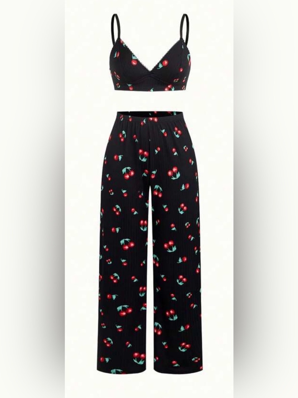Women's Black Cherry PJ set